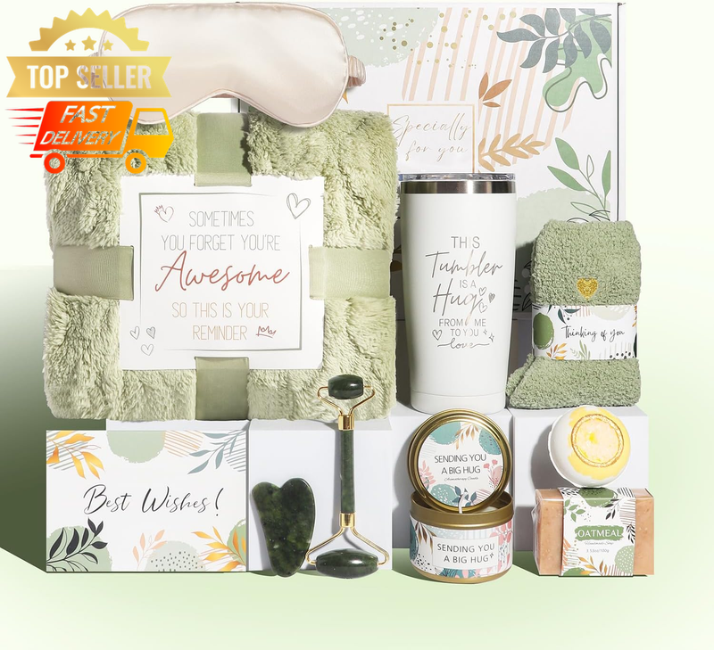Birthday Gift Basket for Women - 20 Oz Tumbler, Mom, Wife, Sister, Girlfriend
