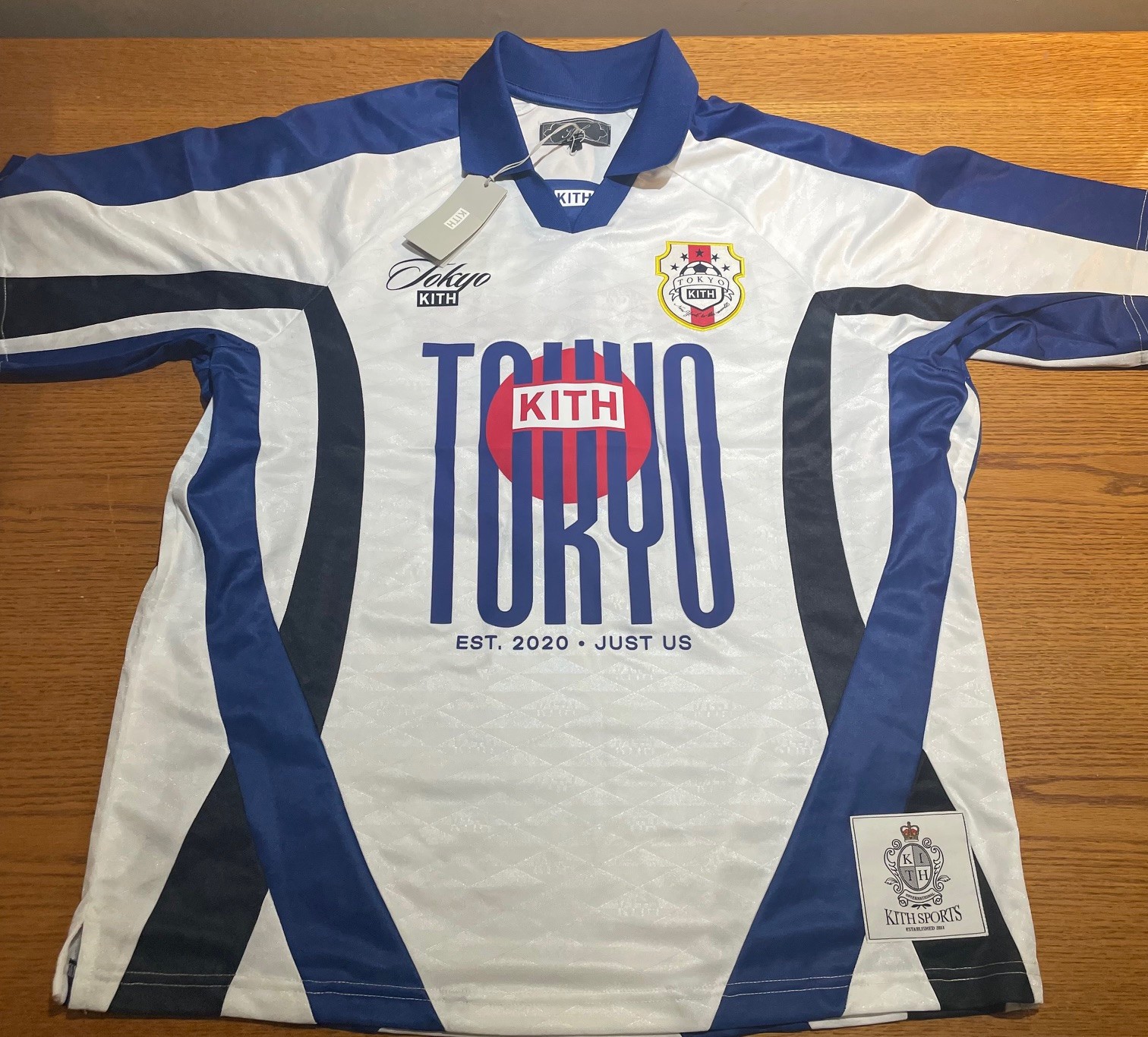 KITH 東京 jersey XXL KITH TOKYO Shirt 24SS Exclusive Soccer Jersey size XXL used