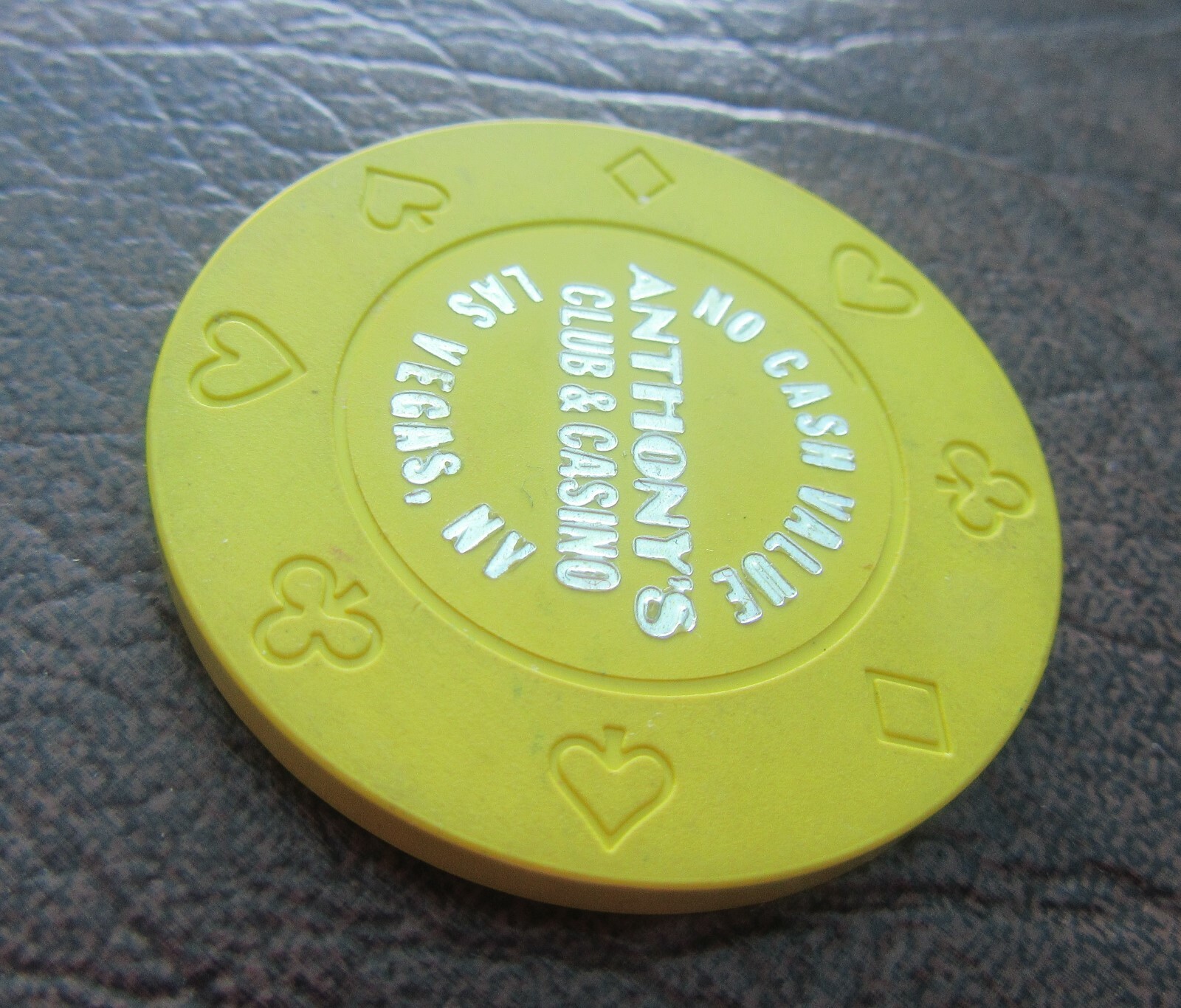 Casino Chip Anthony's Club & Casino, Las Vegas, NV (no cash value)