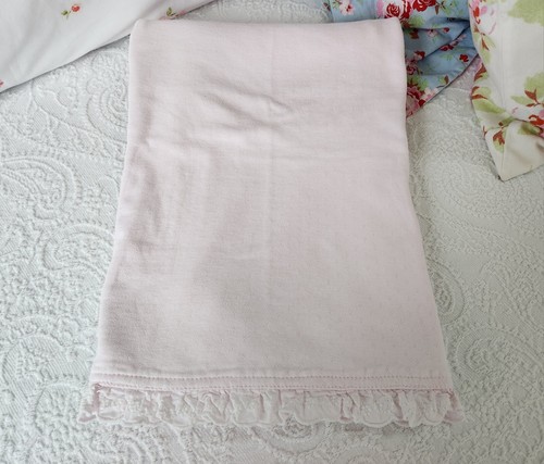 SIMPLY SHABBY CHIC NURSERY PINK BABY BLANKET