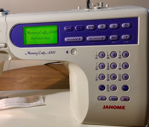 Janome Memory Craft 6500 Professional Sewing Machine