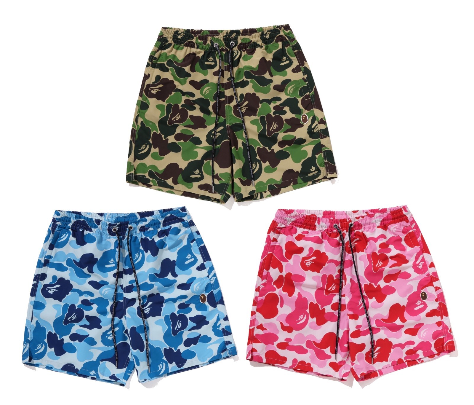 ABC CAMO ONE POINT WATERSHO 送料無料 A BATHING APE® Abc Camo One Point Relaxed Fit Water Shorts