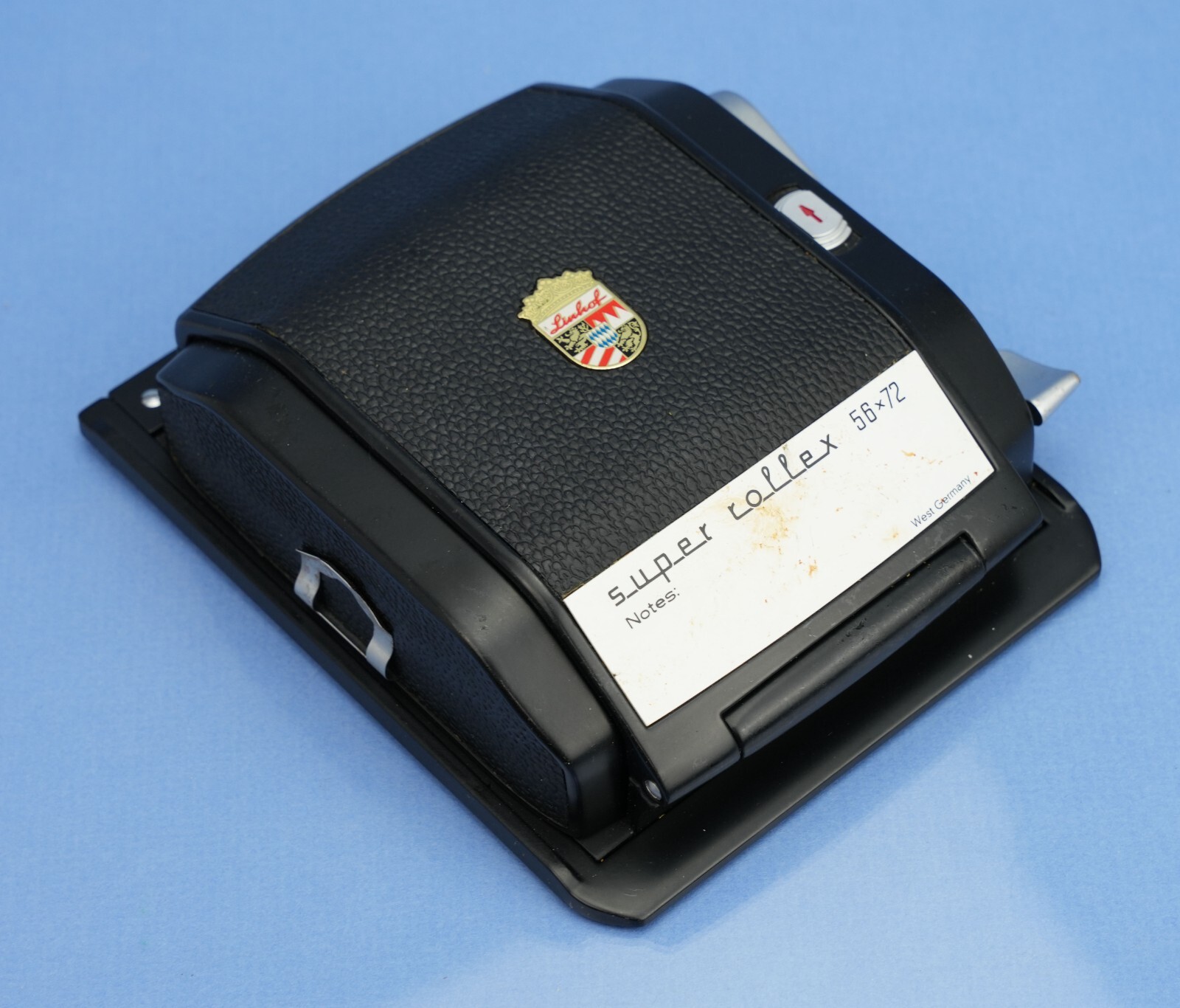 LINHOF TECHNIKA 4x5 45 SUPER ROLLEX 6x7 56x72 ROLL FILM BACK LINHOF TECHNIKA 4x5 45 SUPER ROLLEX 6x7 56x72 ROLL FILM BACK