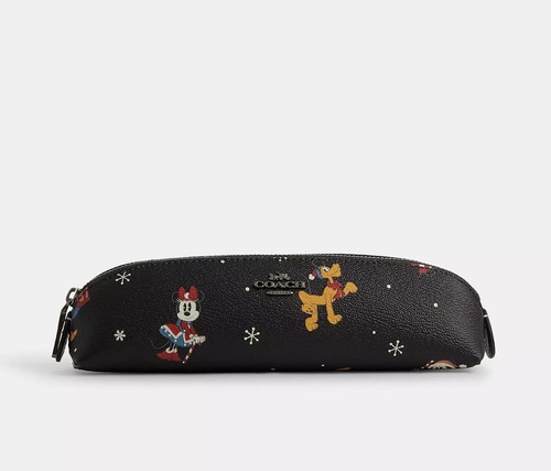 【新品】Disney X Coach ペンケース COACH Disney X Coach Pencil Case With Holiday Print | eBay