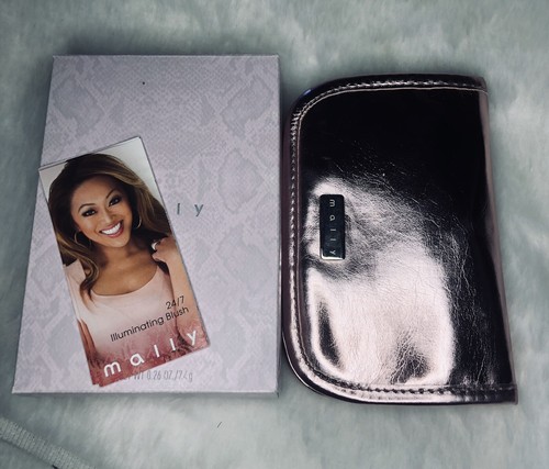 Mally 24/7 Illuminating Blush In Cream And Powder in Deep .26 Oz New In Package