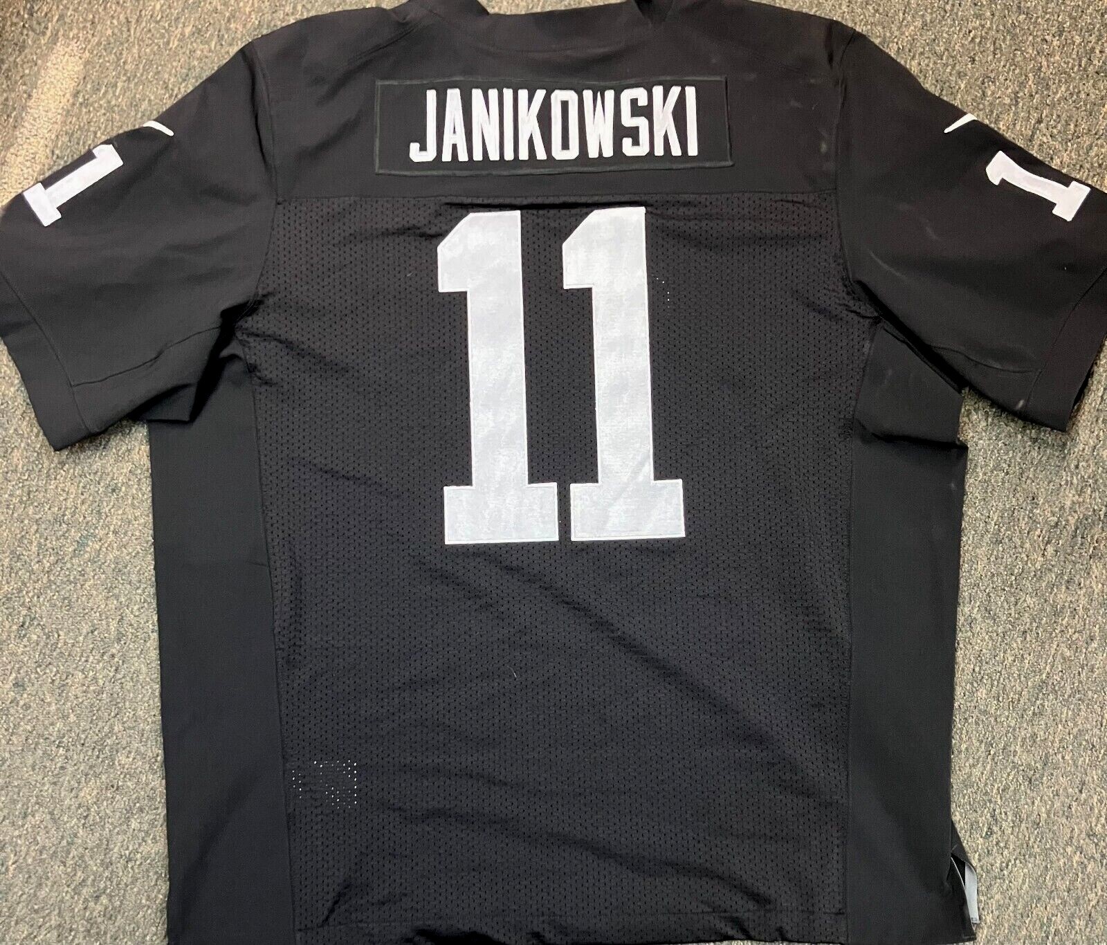 希少 NFL Raiders janikowski メッシュ ゲームシャツ 希少 NFL Raiders janikowski メッシュ ゲームシャツ