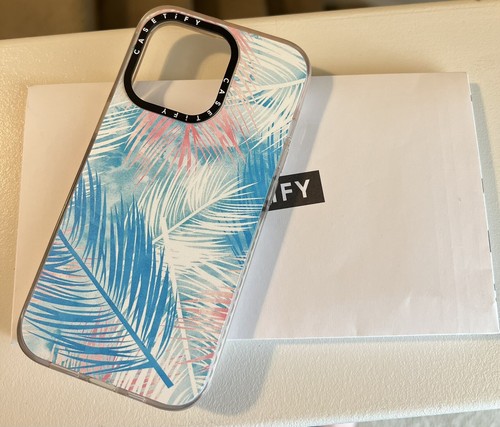 Casetify iPhone 13 Pro Pink Case Tropical Print | eBay