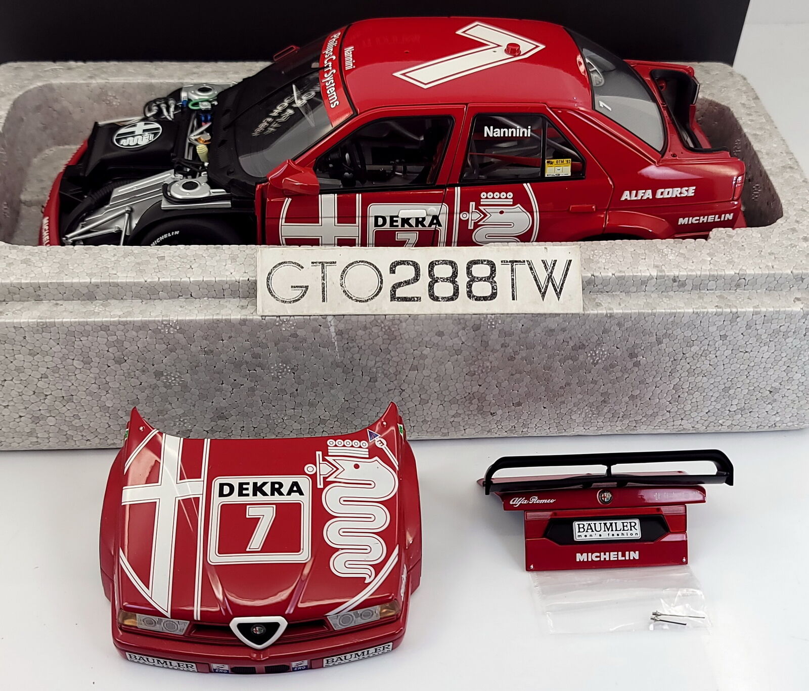 AUTOart 1:18 Alfa Romeo 155 V6 Ti DTM 1993 Hockenheim Winner AUTOart 1:18 Alfa Romeo 155 V6 Ti DTM 1993 Hockenheim Winner