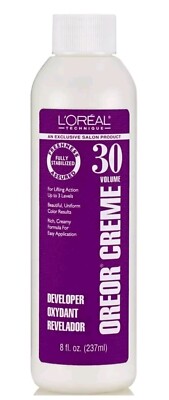 L'Oreal Oreor Creme Developer - 30 Volume 8 OZ