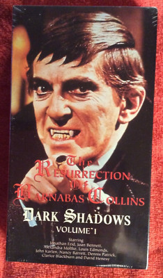 DARK SHADOWS VOLUME 1 THE RESURRECTION OF BARNABAS COLLINS VHS