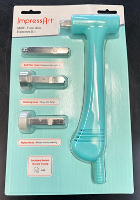 ImpressArt Multi-Function Hammer Kit, DIY Jewelry Making Tool for Metal Stamping
