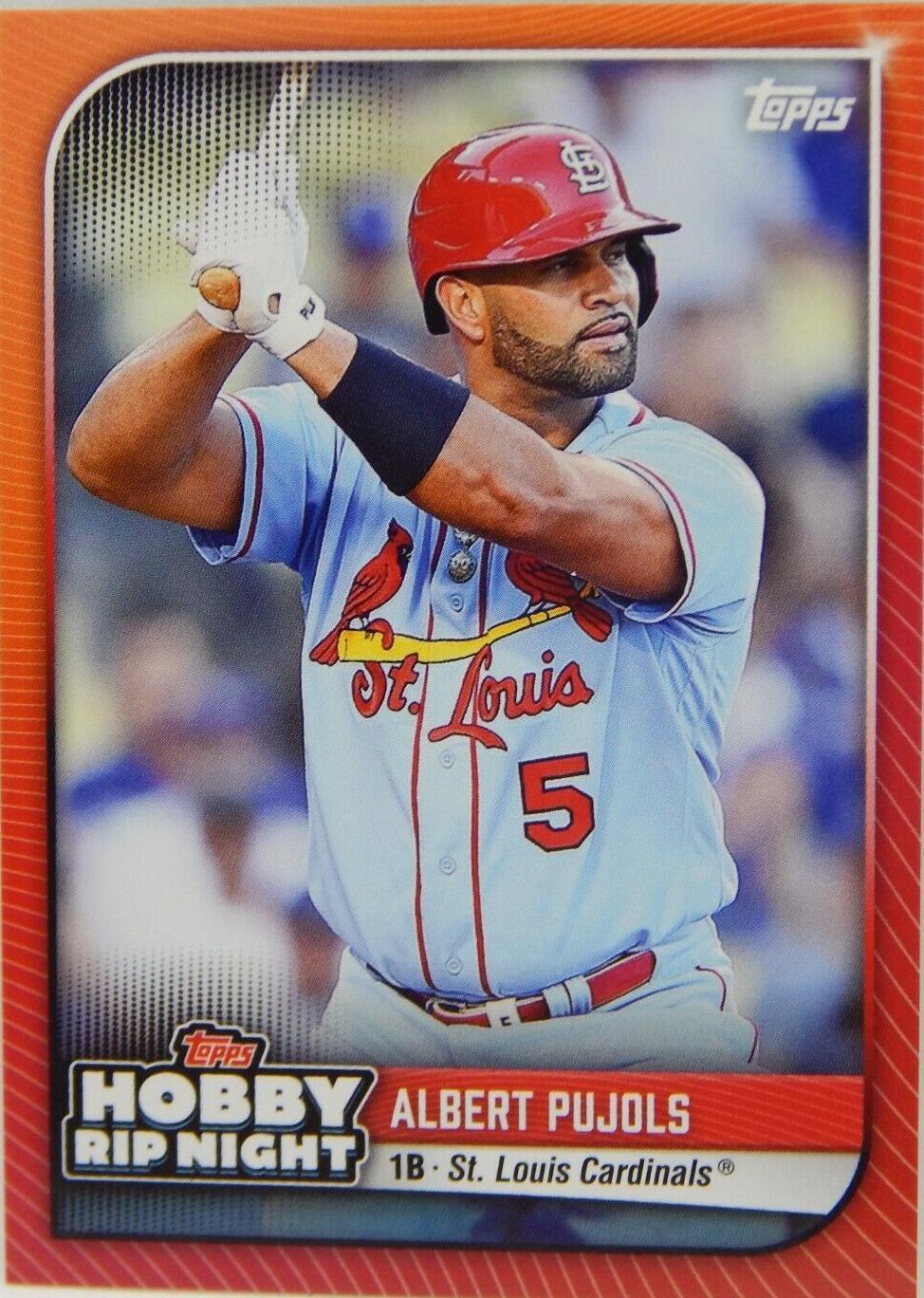 2024 Topps Hobby Rip Night - Albert Pujols #28 Red for sale online | eBay