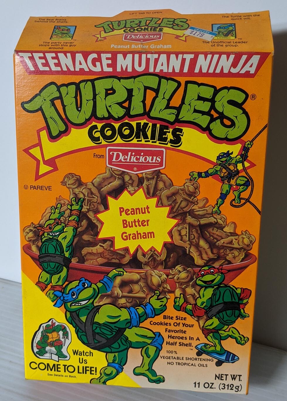 アメコミ OLDPEZ 90'sPEZ Unopened 28packs Turtles 1990 Teenage Mutant Ninja Turtles Shell Cookies Delicious