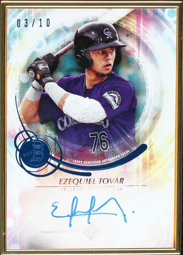 2022 Bowman Transcendent Collection - Ezequiel Tovar #TCA-ET