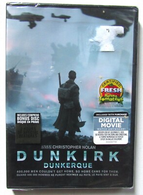Dunkirk - 2 Disc DVD Set  Bilingual NEW Sealed  Tom Hardy Cillian Murphy