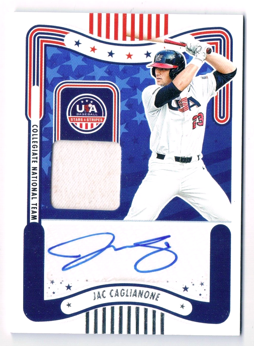 2024 Panini USA Stars & Stripes JAC CAGLIANONE GU Jersey