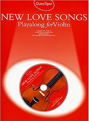 Guest Spot Playalong for Violin - New Love Songs + CD (AM973544) **Clearance**