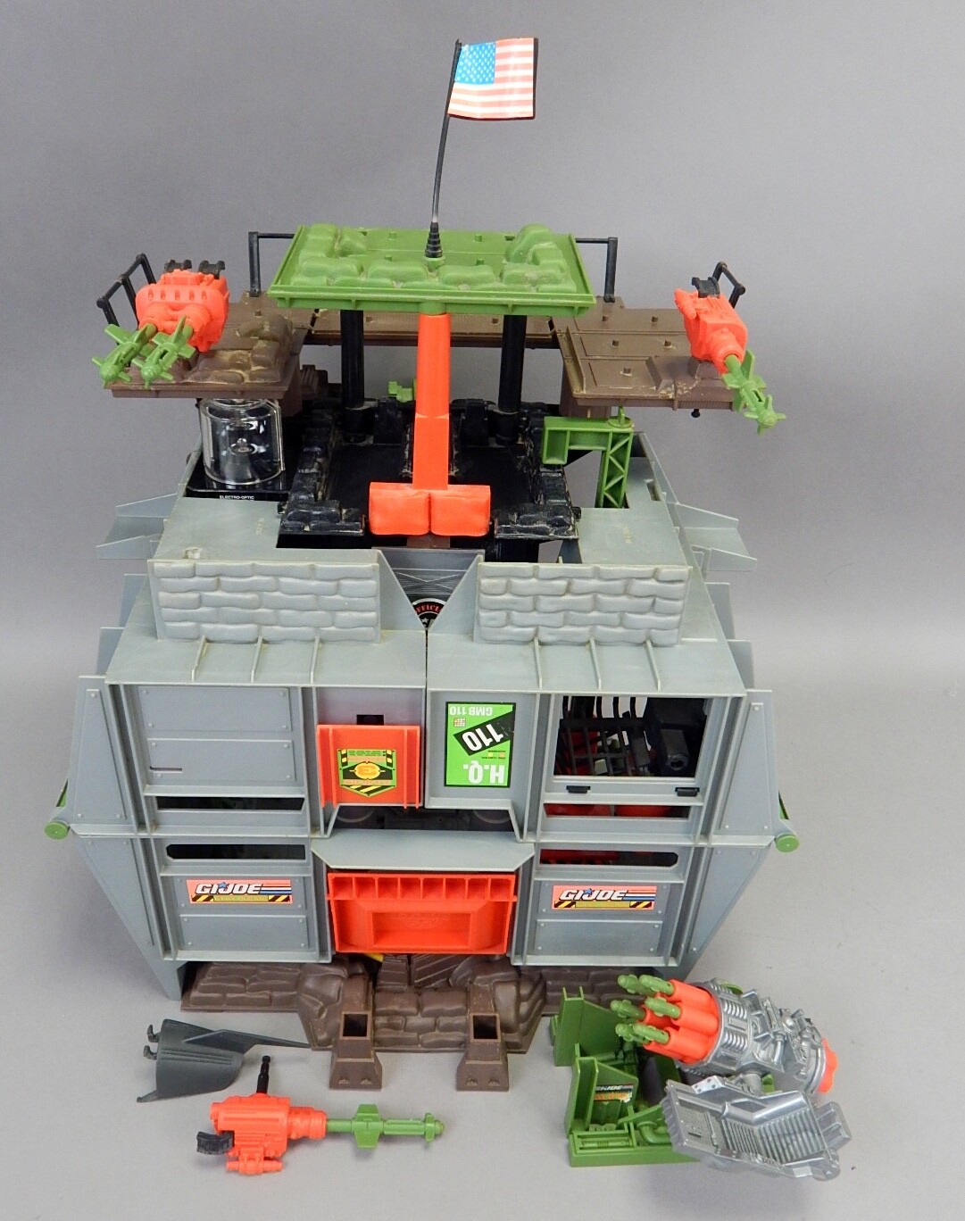 Vintage Hasbro 1992 GI Joe Headquarters Command Base Playset