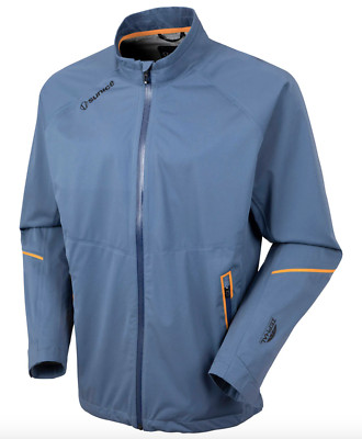 Sunice Men's Jay Zephal FlexTech Waterproof Ultra-Stretch Jacket- Vintage Indigo
