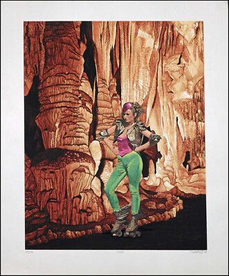 John, Dallas ''C.O.D'' Signed & Numbered Serigraph Art, roller skating, MAKE OFFER