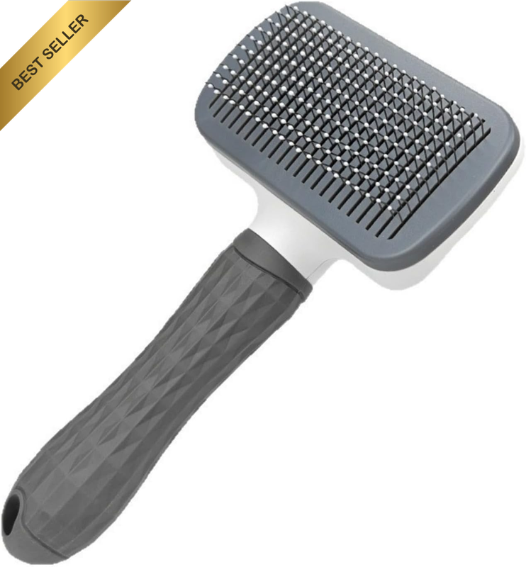 Cat and Dog Brush for Shedding, Pet Self Cleaning Deshedding Slicker Brushs for