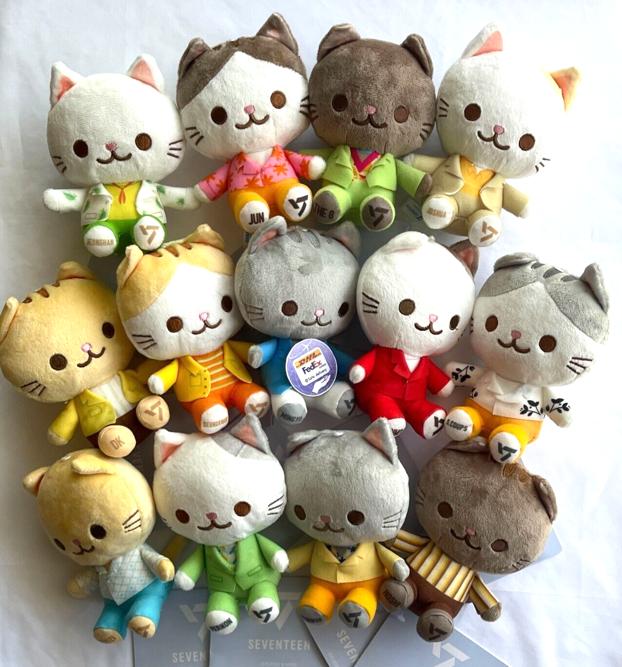 セブチ ANIMAL COORDY ミニぬいぐるみ SECTOR17 全13種 SEVENTEEN Animal Coordy Plush Doll Mini Sector 17 Complete