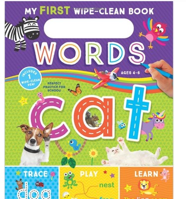 My First Wipe-Clean Book: Words-Fun, Educational Activities help Children Tr...