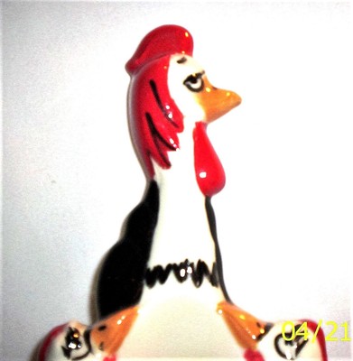 Kitchen G94 SP659 Ceramic Mother Hen Spoon Rest