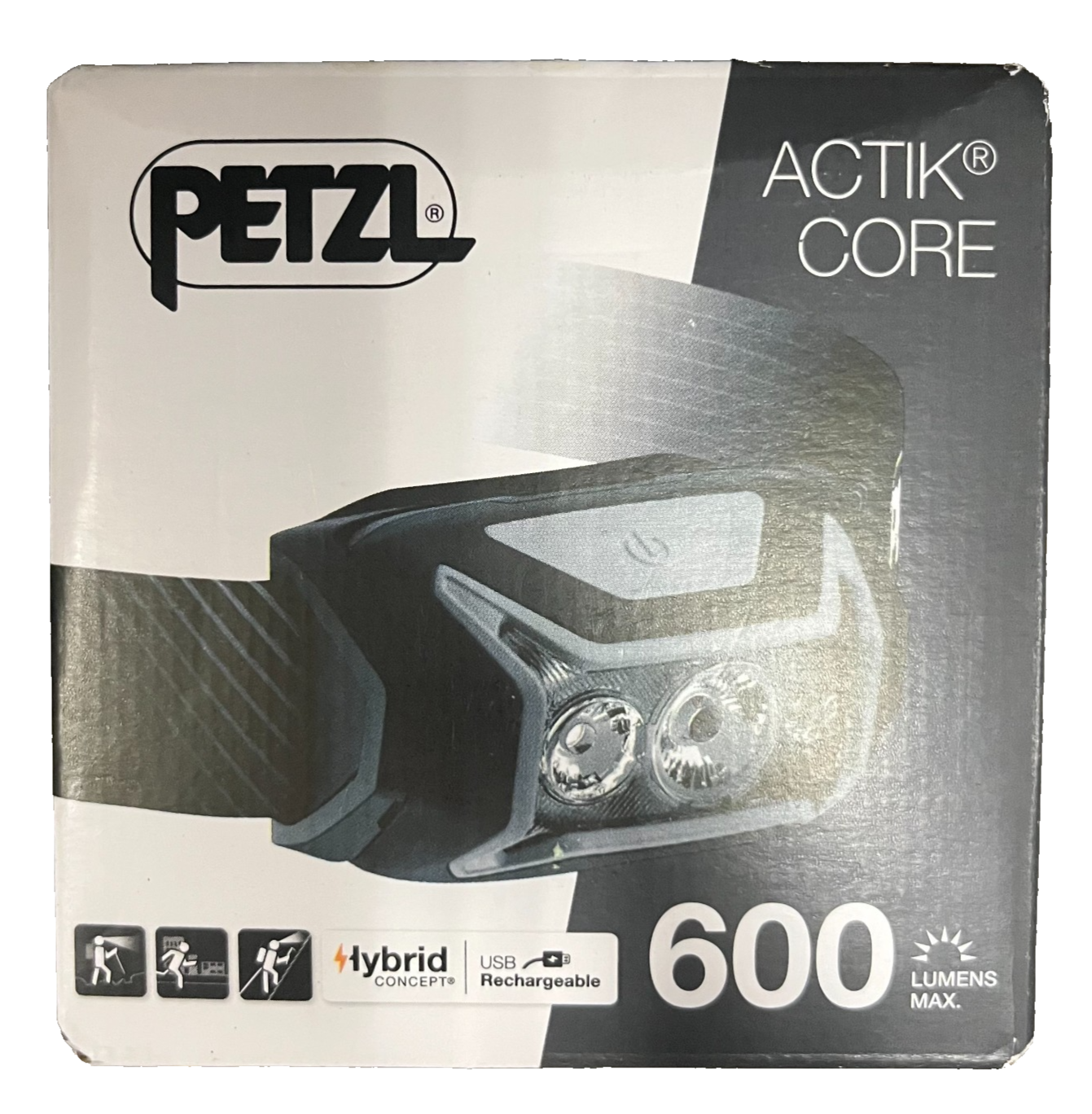PETZL ACTIK CORE ヘッドライト 600ルーメン Amazon.com : PETZL ACTIK CORE Headlamp - Powerful