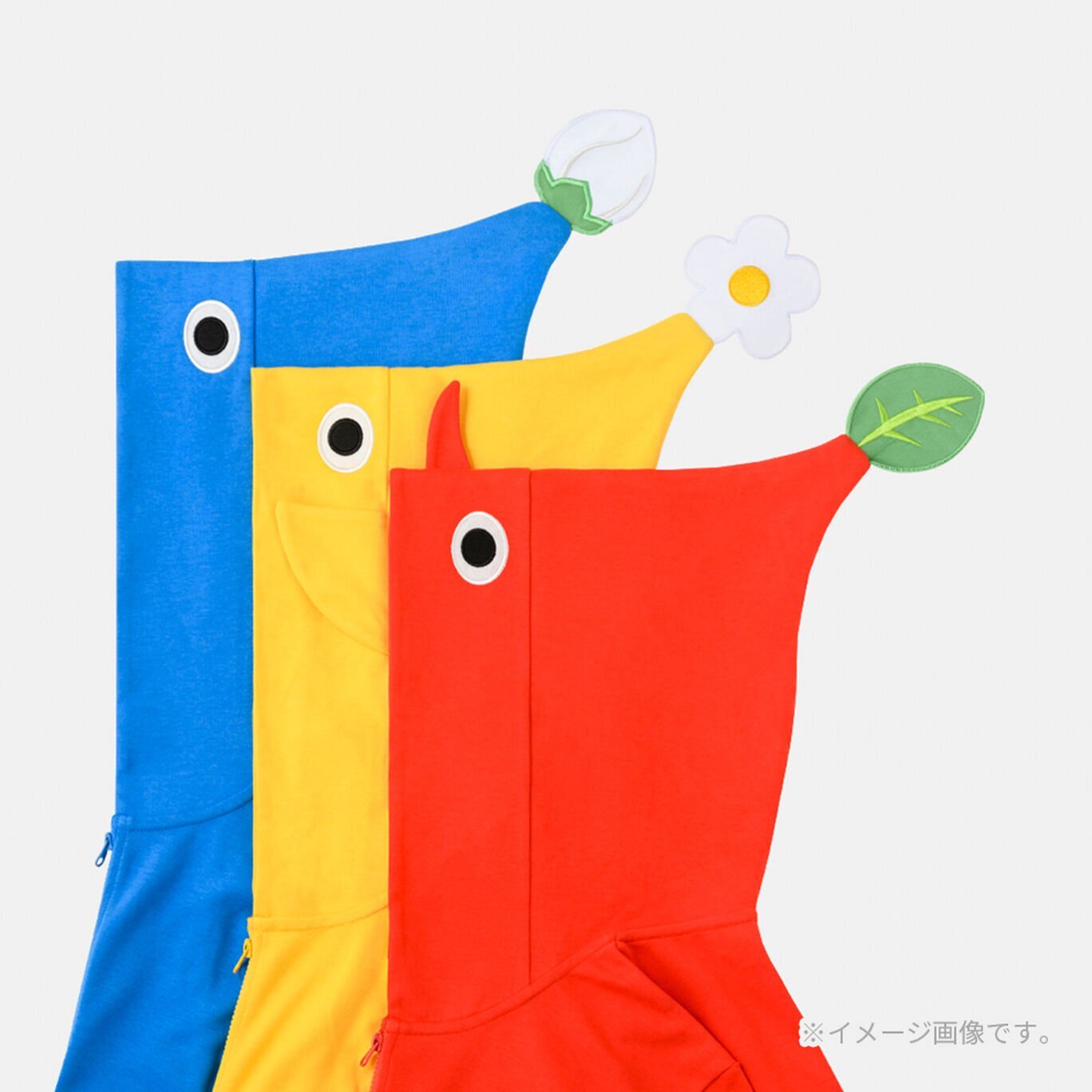 Pikmin フリースジャケット 赤/オレンジ Nintendo PIKMIN Hoodie 3 colors S-XL & 2 children TOKYO