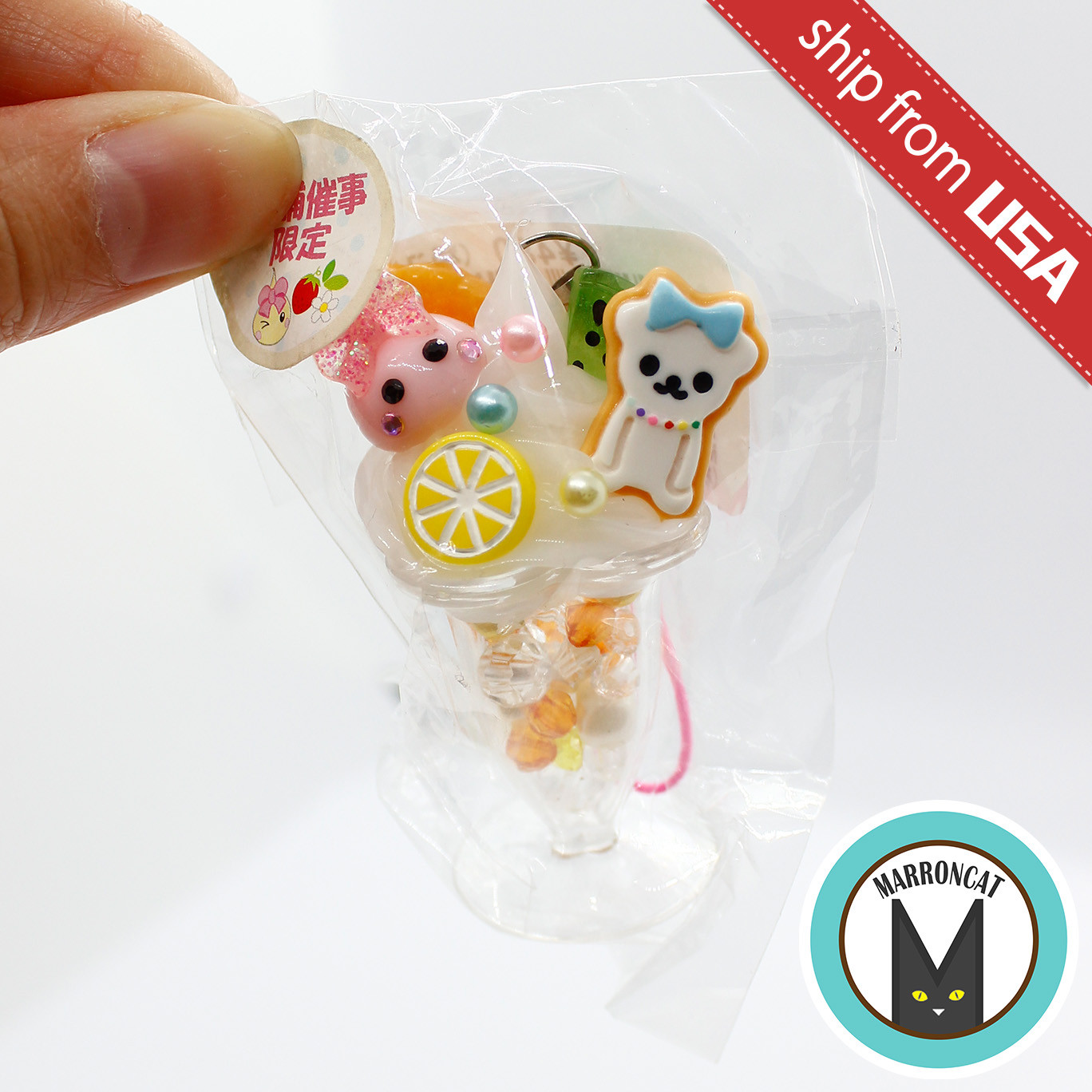 Hoppe Chan Sunhoseki Limited Lemon Bear Parfait Sundae