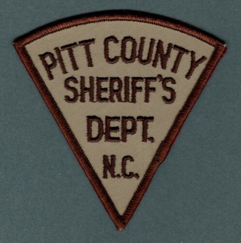 Pitt County North Carolina Sheriff Police Patch