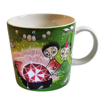 Moomin Thingumy and Bob Arabia Finland Mug Tove Jansson Slotte RETIRED 2005