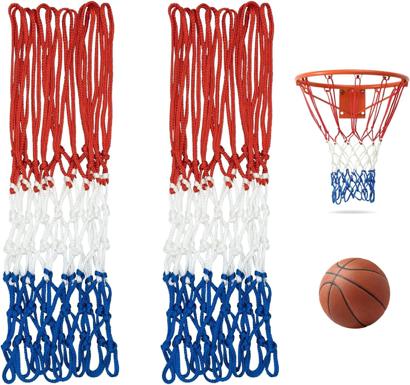 Heavy Duty 12 Loop Basketball Net Replacement 2 Pack Upgrade Heavy Bold Basketba