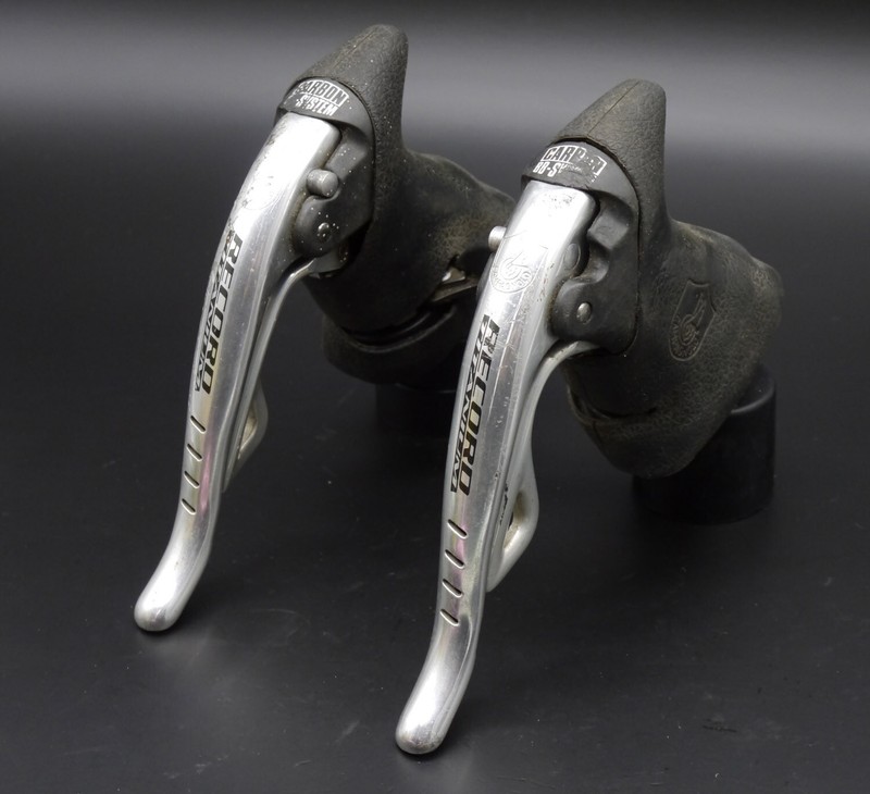 Campagnolo Record Titanium Brems/Schalthebel Ergopower Sti 2x8 Micro Indexiert