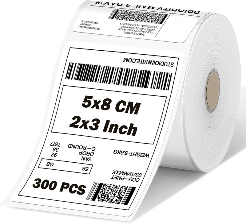 White Rectangle Stickers Labels 2X3 Inch Thermal Labelsself-Adhesive Writable Co