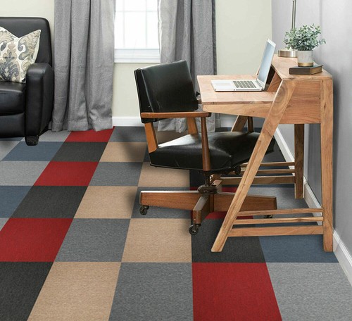 20/40 stück 50x50 cm Teppichfliesen Selbstliegend Teppichboden