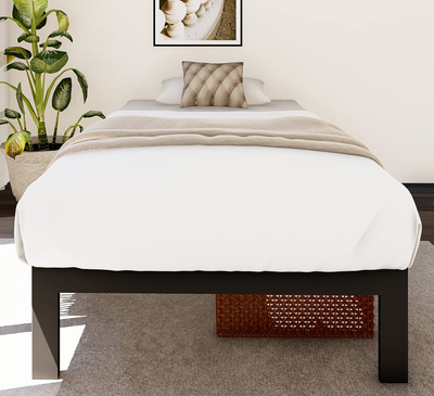 Felix Twin Bed Frame/Twin Bed/Twin Size Metal Platform Bed Frame with Steel Bed