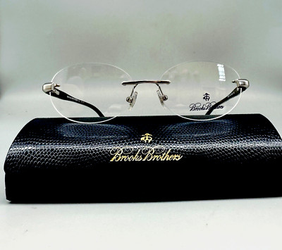 Brooks Brothers BB 1051/1681 Men's Eyeglasses 55-17-145mm -Rimless-100% Original