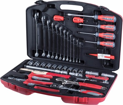 CONNEX Profi Werkzeugkoffer 41-teilig Kunststoff-Koffer