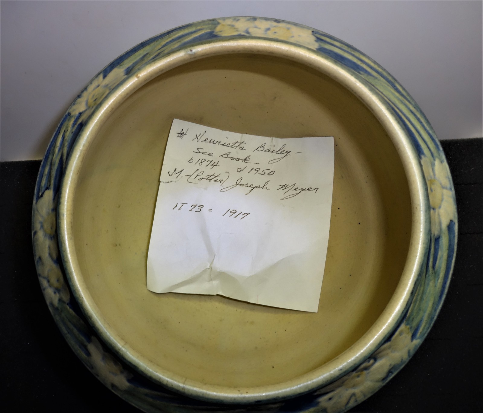 NewComb Pottery Decorated Bowl