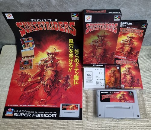 ★サマーセール★Sunset Riders【中古・Genesis北米版】 Sunset Riders サンセットライダーズ【美品・完品・北米版