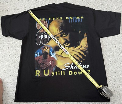 2pac R U STILL DOWN  shirt XL Modern Vintage REPRINT BOOTLEG RAP BOOT