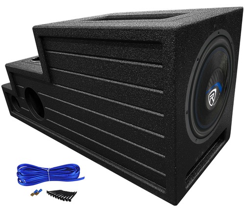 +vented Bed Lined Center Console Sub Box Enclosure