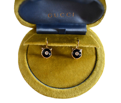 Gucci 18k 2024 gold earrings