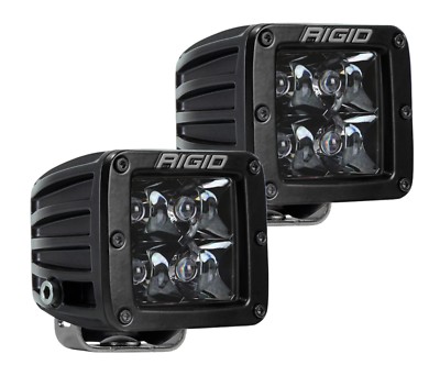 RIGID INDUSTRIES MIDNIGHT EDITION BLACKOUT D-SERIES PRO SPOT LED LIGHT PAIR