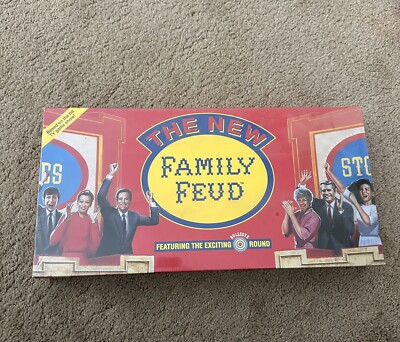 Vintage The New Family Feud 1993 Pressman Board Game #3900 SEALED Retro 90s