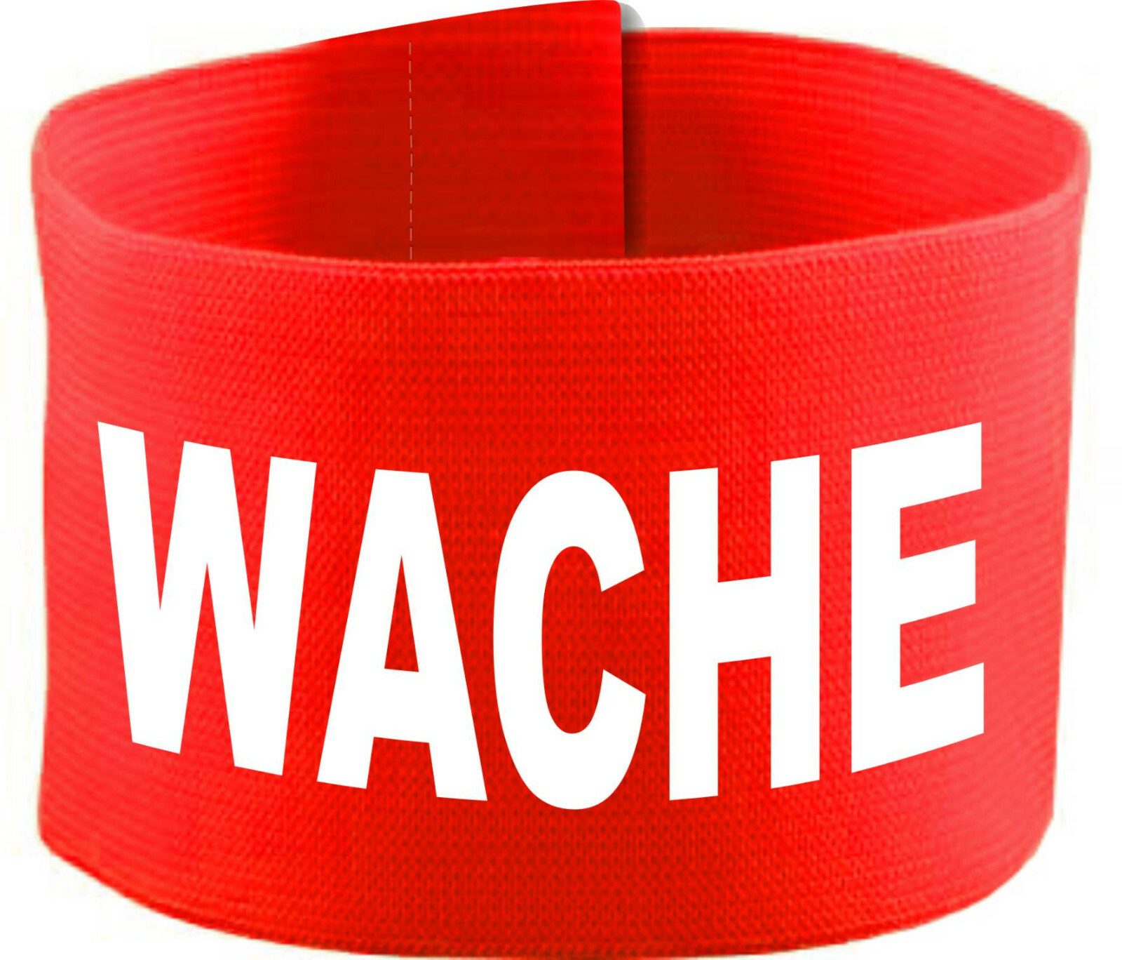 größenverstellbare Armbinde 10 cm mit Druck WACHE