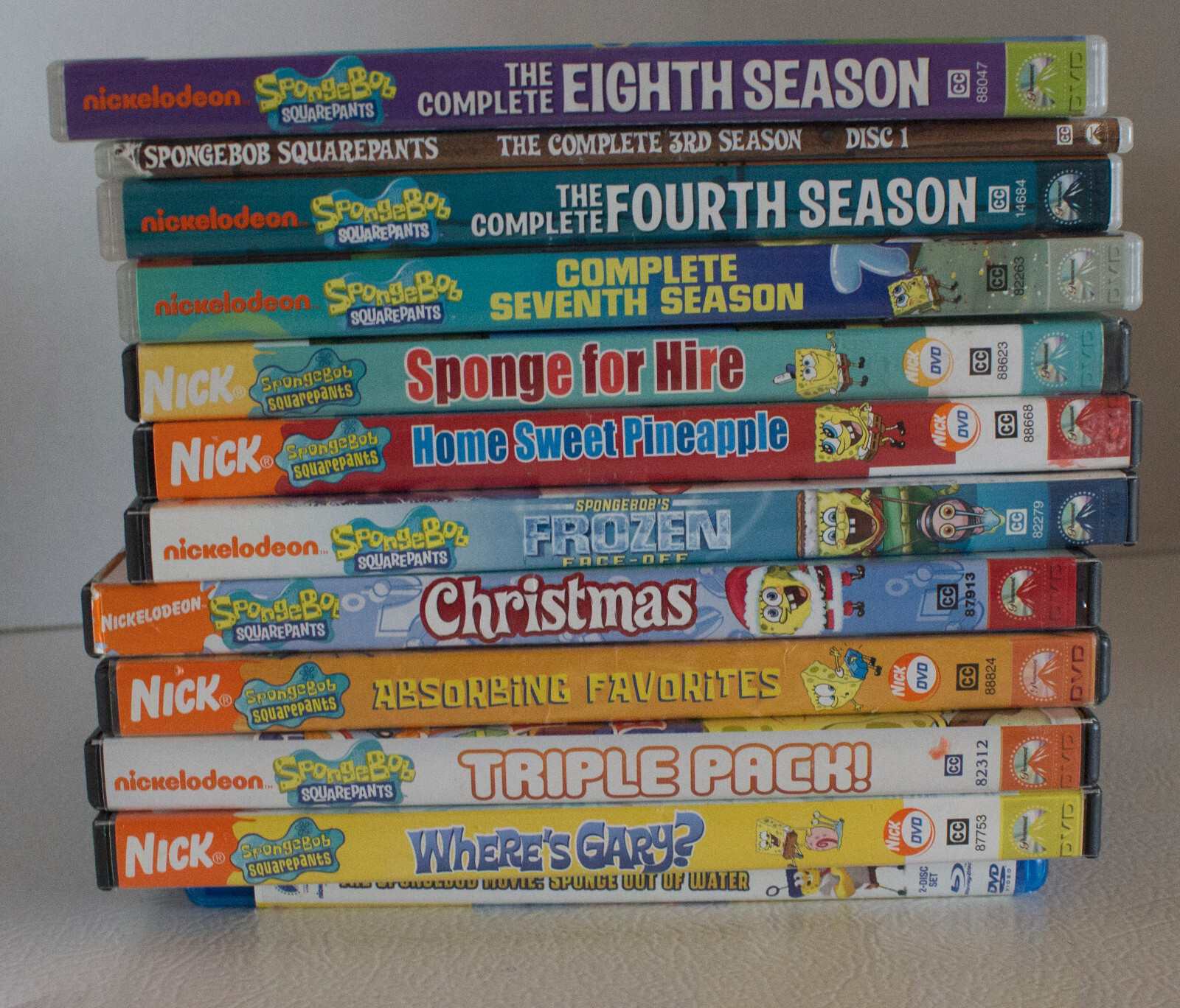 SPONGEBOB DVD LOT