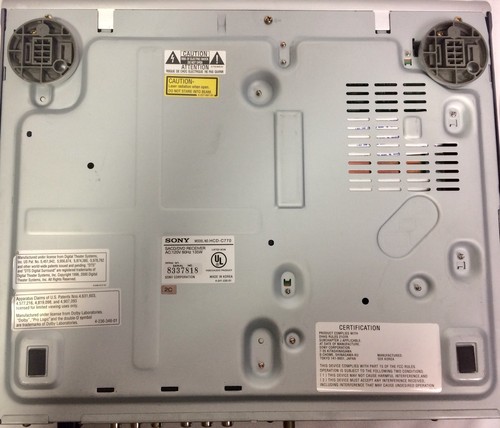 Sony Compact AV System HCD-C770 DVD Surround Sound AM/FM RADIO CD [[FOR PARTS]]